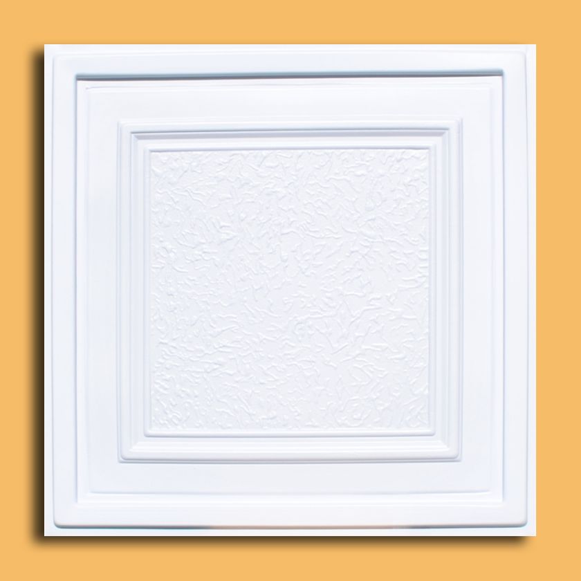 Drop/Gkue Ceiling Tile   KARACHi, many Antique White  