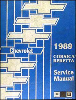 1989 Chevy Corsica and Beretta Repair Shop Manual 89  