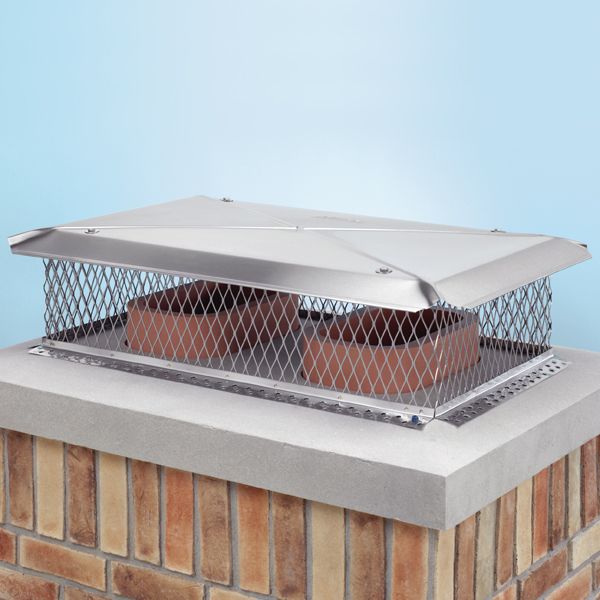 Gelco Multi Flue stainless Chimney Cap 13 X 20 X8h  