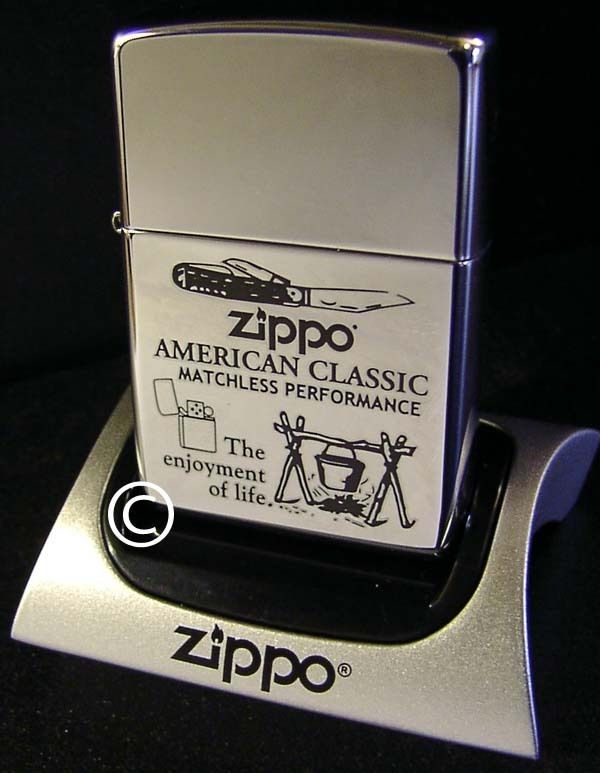 ZIPPO OUTDOOR AMERICAN CLASSIC CASE RARE  