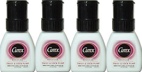 Cutex Twist & Lock Pump Non Acetone Nail Polish Remover 6fl oz (177ml 