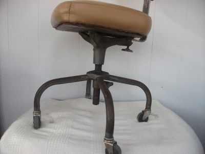   Century Modern Industrial Air Flow Swivel Posture Desk Chair  