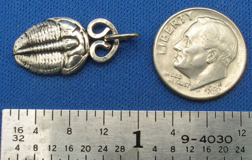 Pictured next to a U.S. Dime coin and ruler in inches for size scale 