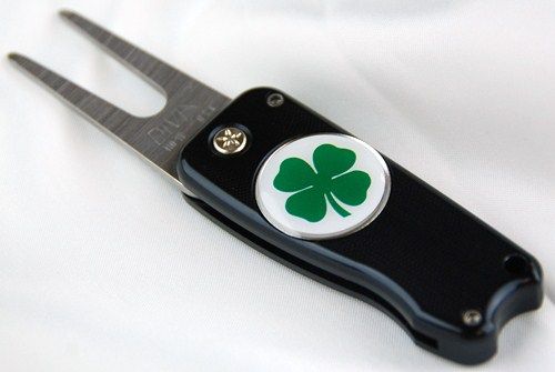 NEW Divix Aluminum CNC Milled Divot Tool Shamrock Black  