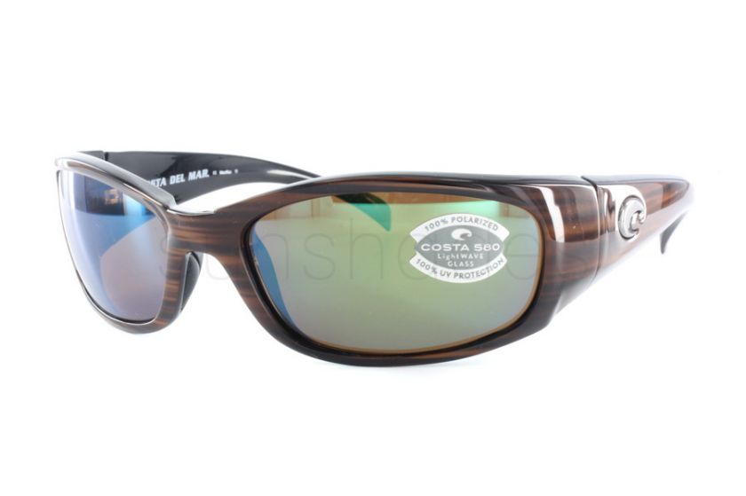 NEW Costa del Mar Hammerhead Driftwood Green Polarized 580 Glass Lens 