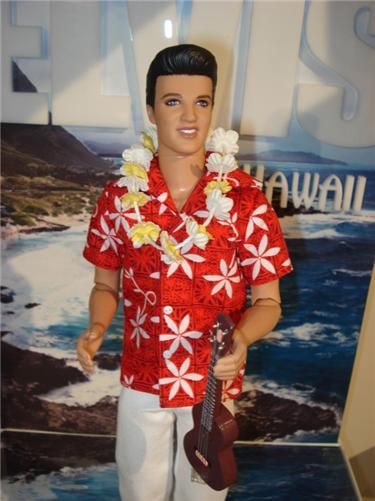 NEW 2010 BLUE HAWAII ELVIS PRESLEY Barbie Doll AWESOME  