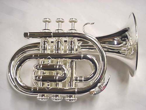   Conn Selmer Prelude pocket trumpet with Selmer trumpet care kit  