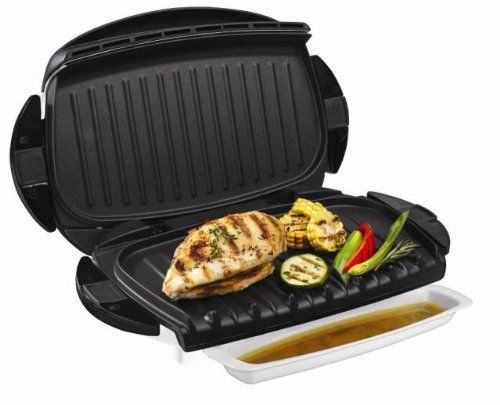 George Foreman GRP4 Grilleration White Removable Plate Grill 