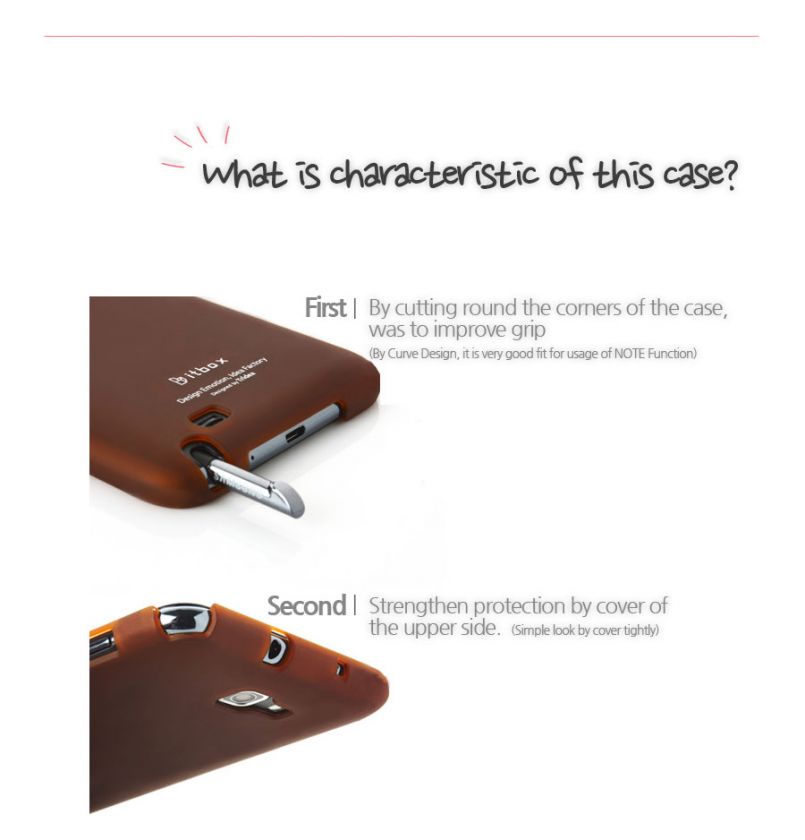 NEW][Tridea] SAMSUNG Galaxy Note Case designed by Tridea  BLACK 