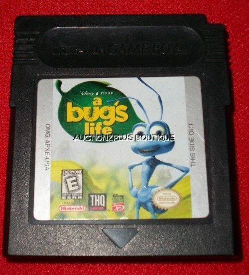 GAME BOY COLOR DISNEY PIXAR A BUGS LIFE GBA SP DEAL 785138320304 