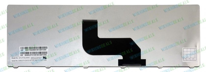 NEW gateway NV52 NV53 NV54 NV56 NV58 NV59 NV73 NV78 US Keyboard Silver 