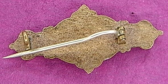 BEAUTIFUL ART NOUVEAU BROOCH JEWELRY ANTIQUE GERMAN i35  