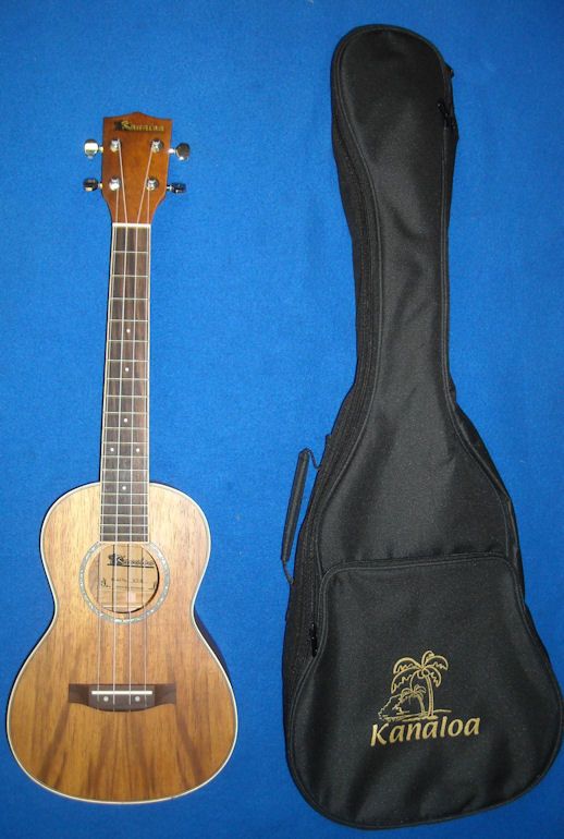 KANALOA KT K HAWAIIAN KOA TENOR UKULELE W/GIG BAG&TUNER  