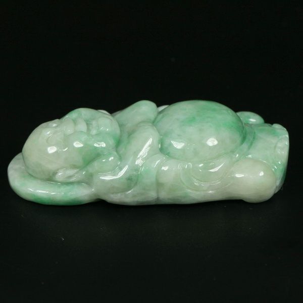   of Laugh Happy Buddha Green Pendant Grade A Jade Jadeite