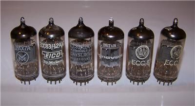 vintage Mullard ecc83/12ax7 tubes  tested   