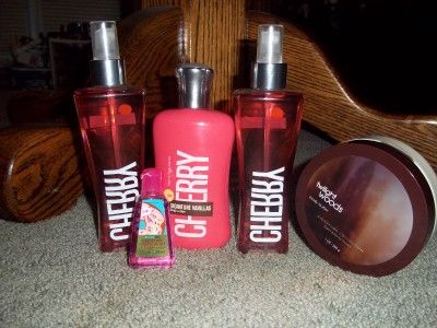 5PC BATH & BODY WORKS SUMMER VANILLAS CHERRY & TWILIGHT WOODS ALSO W 