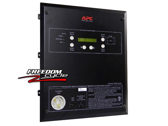 HONDA POWER GENERATOR APC AUTOMATIC TRANSFER SWITCH PANEL 6 CIRCUIT 30 