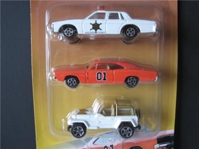 THE DUKES OF HAZZARD COUNTY 9 car set ERTL 164 scale General Lee Boss 