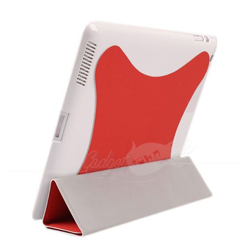 Apple iPad 2 Slim Magnetic Smart Cover With Hard Case  