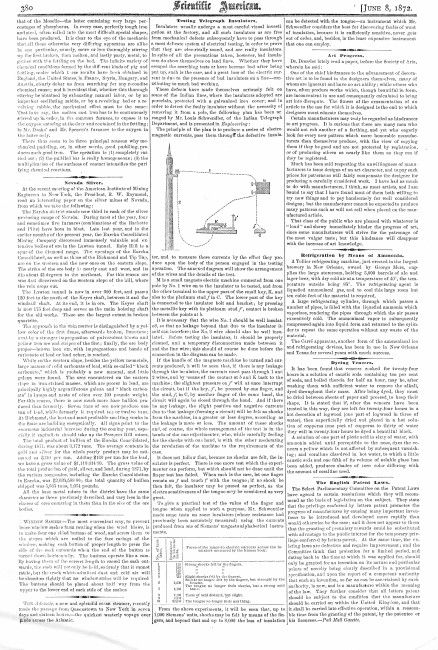 1872 06 08 Testing Telegraph Insulators, BONE SETTING  