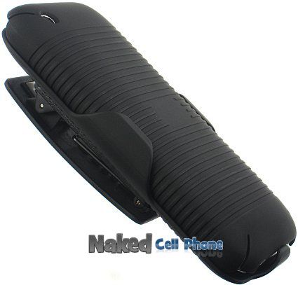   RUBBERIZED HARD CASE + BELT CLIP HOLSTER FOR APPLE iPHONE 3G 3GS PHONE