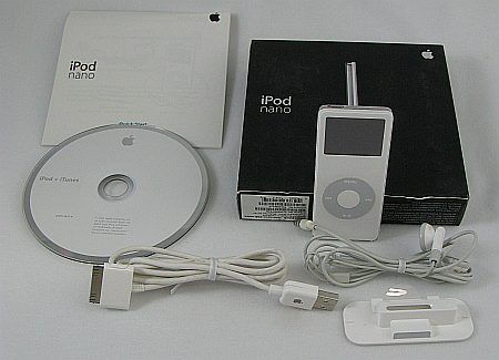 Apple iPod 1st Gen 2GB Nano A1137 White MA004LL/A ASIS  