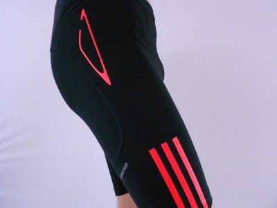   Adizero Mens Large L Shorts Tights Running Soccer Black Red Orange F50