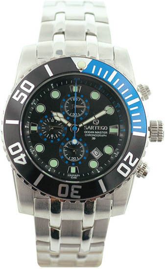 SPC71 Sartego Mens Watch Ocean Master Chronograph  