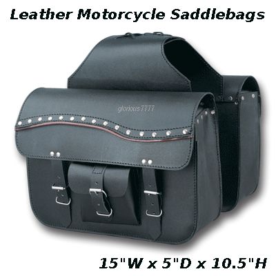   Black Leather Motorcycle Saddl fits Kawasaki Vulcan 900 1700 2000