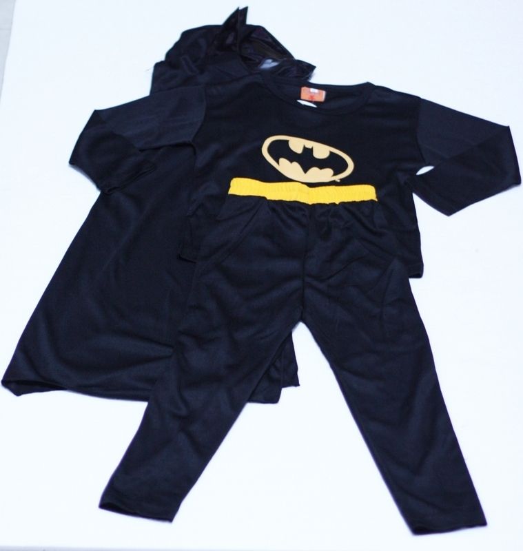   Christmas Gift Batman Hero Outfit Boys Kids Party Costume Present 2 7Y