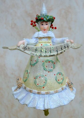 KRINKLES Fa La Lady Wreath DEPT 56 Ornament MUSIC 38682  