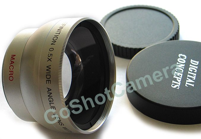   converter brings everything closer lens pouch and protective caps are