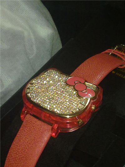 Chouette Hello Kitty LED Message Watch LIMITED EDITION  