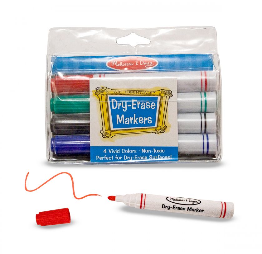 Melissa and Doug Dry Erase Marker Set (4 pc) Toys #4122  