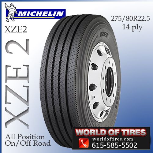 22.5 tire Michelin XZE 2 275/80R22.5 semi truck tires 22.5 tires 22.5 