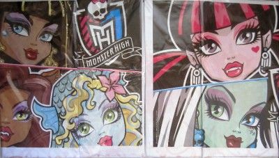 NEW* MONSTER HIGH 1 table cover party Clawdeen Lagoona Draculaura 