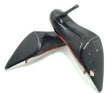 Narciso Rodriguez Blk, Gry, Red, Wht 3.5 Pump 38.5 8M  