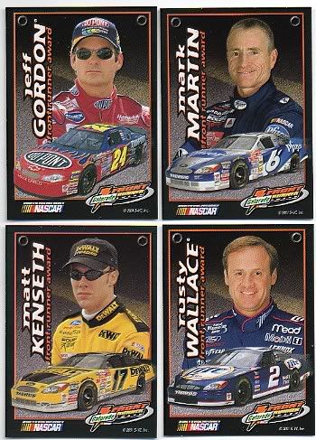   2001 Press Pass Gatorade Front Runner Award NASCAR racing cards