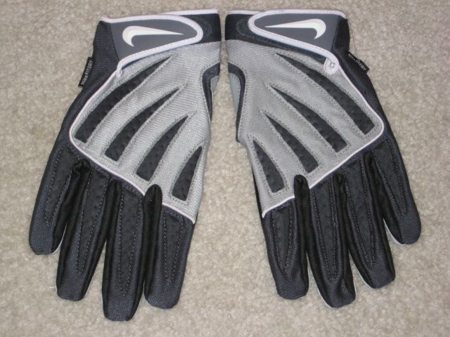 NIKE MAGNIGRIP ASSASSIN COLL RECEIVER FOOTBAL GLOVES 3X  