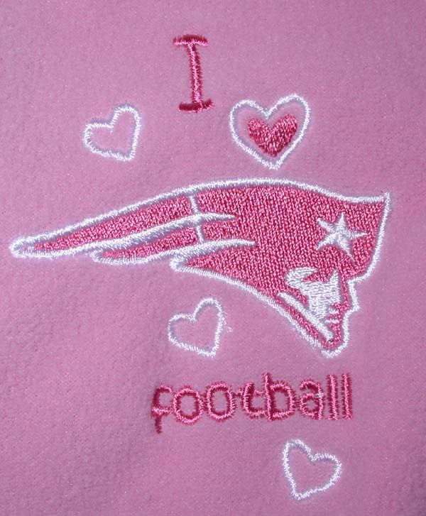 NEW ENGLAND PATRIOTS PINK FULL ZIP FLEECE PAJAMAS 2T NWT NFL  