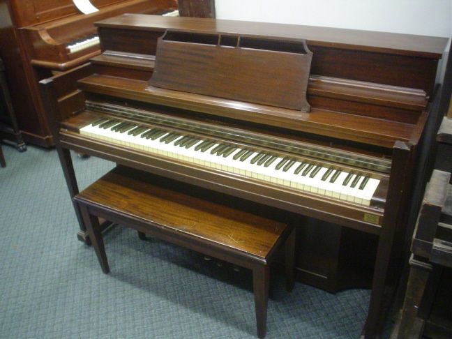 Kimball Console Acoustic Piano Mahogany with bench  