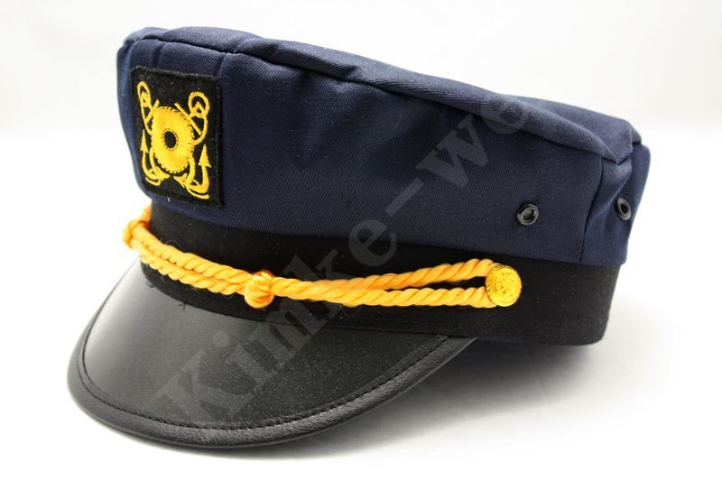 Dark Blue Yacht Captain Skipper Sailer Boat Cap Hat New  