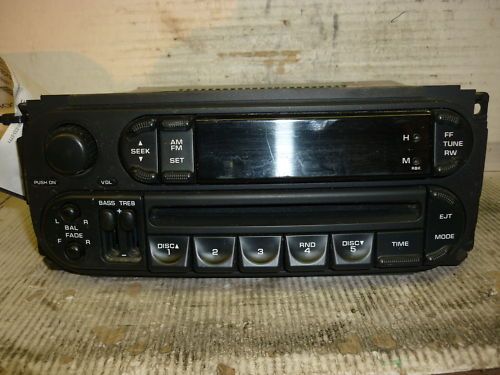   Chrysler Dodge Dakota Durango Neon Ram PT Cruiser Radio Cd P05091556AH