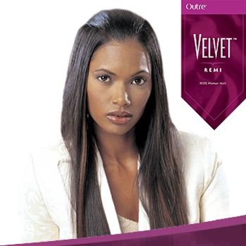 OUTRE VELVET REMI YAKI 100% HUMAN WEAVING HAIR 6, 10S,10”, 12 