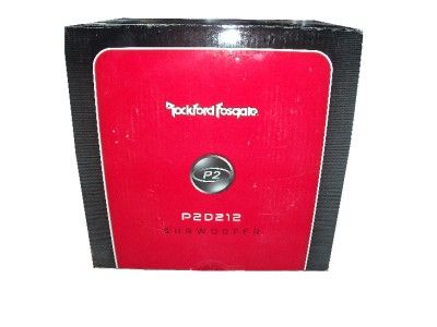 New Rockford Fosgate P2D212 12Dual Car Subwoofer 2 ohm  