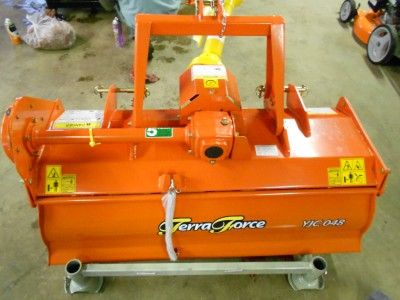 BRAND NEW TERRA FORCE ROTARY TILLER MODEL YJC048 W/ 48 TILLING WIDTH 