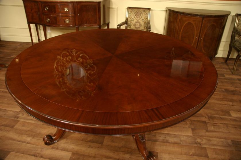 72 Round Table  Mahogany Dining Table  Formal Dining  