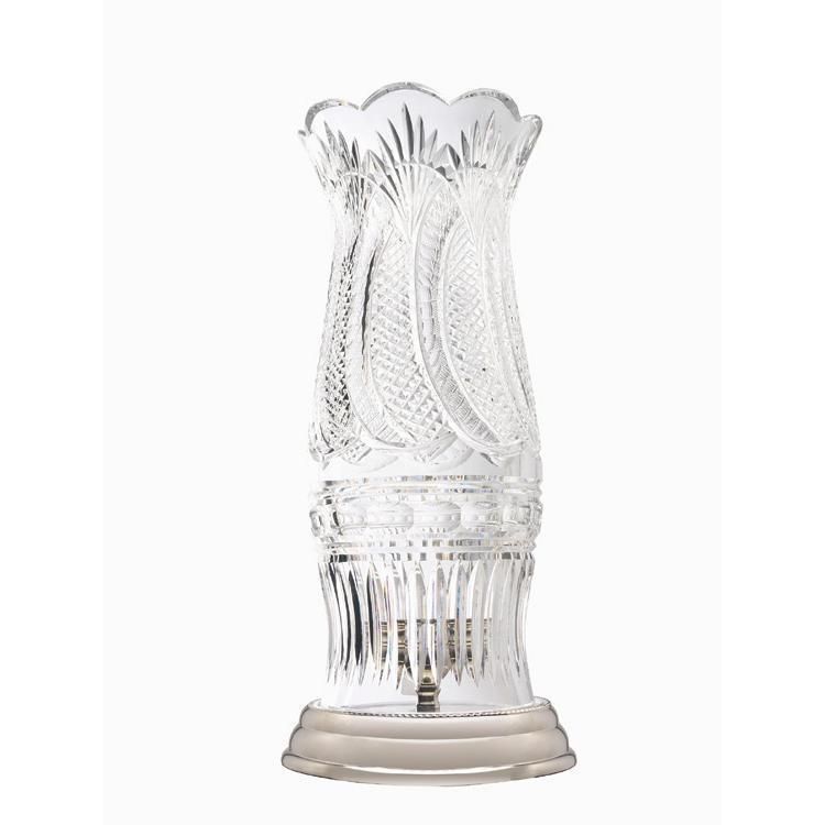 SEAHORSE 14 HURRICANE LAMP WATERFORD CRYSTAL NEW IN BOX  