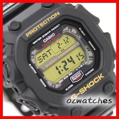 CASIO G SHOCK ABSORBER TOUGH SOLAR GX 56 GX 56 1B BLACK  