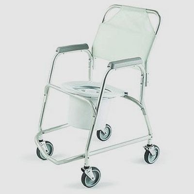 New Invacare Mobile Shower Chair Commode Transport  